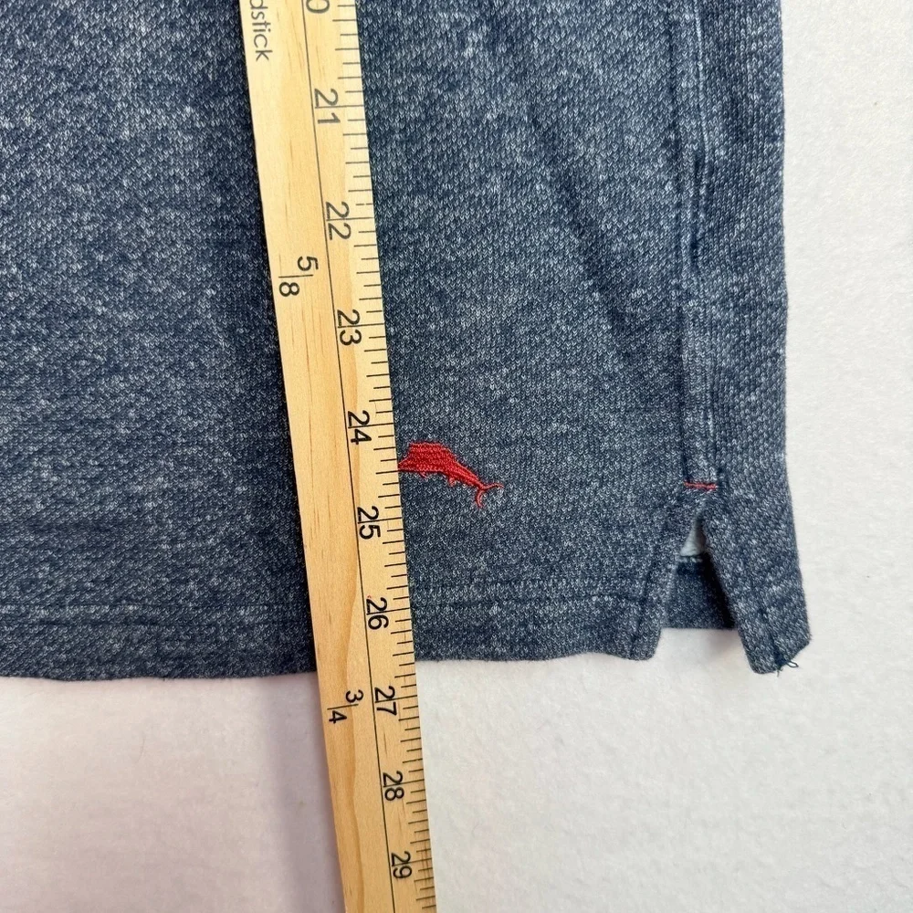 Tommy Bahama Pullover Sweatshirt Size Xl Navy Gray Color Block Long Sleeve